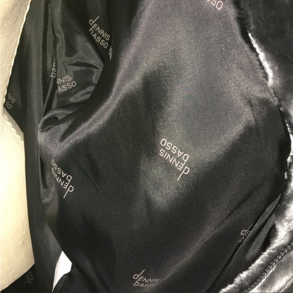 Dennis Basso Gray Faux Fur Hooded Coat - Picture 6 of 10